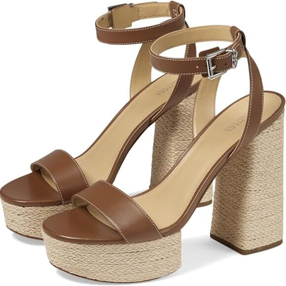 Michael Kors Women's Ashton Platform Heeled Sandal 8.5 - Picture 1 of 4